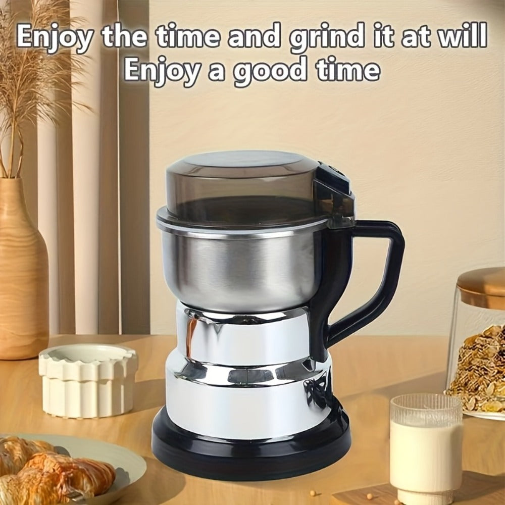 Electric Coffee Grinder 400ml 14oz 4-Blade Stainless Steel 10 Second Quick Grinding for Coffee Beans Spices Nuts Grains Dry Wet Dual Purpose Food Processor 25000 RPM - product image 6
