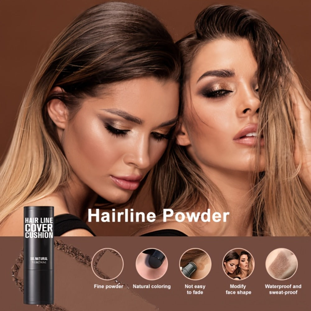 Hair Root Concealer Powder with Brush - Instantly Covers Gray Roots & Thinning Hairline, Plant-Based Keratin Formula, Natural-Looking Coverage for All Hair Types, Women & Men, 6 Sh - product image 8