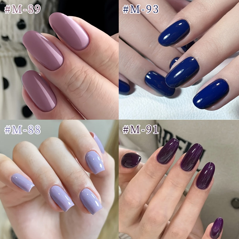 Solid Color Gel Nail Polish Set 6pcs Self-Leveling Soak-Off UV LED High Gloss Chip-Resistant – Popular Salon Shades for Daily Manicure, 8 Color Palettes Available, Nail Art Gift fo - product image 8