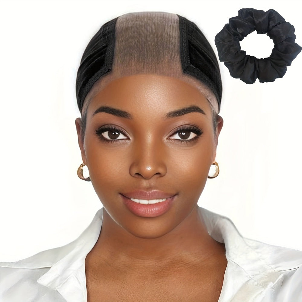 Transparent Lace Wig Cap 4x5 with Ear Cutouts Adjustable Non-Slip Soft Breathable for Women | 6 Colors Brown Blonde Black 613 | Daily Wear Secure Fit Wig Base - product image 4