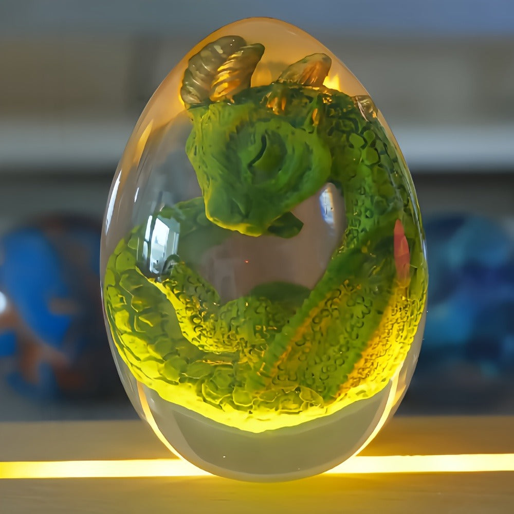 Dragon Egg Statue Crystal Transparent Resin Dinosaur Egg Figurine Handcrafted Collectible for Fantasy Lovers Home Decor Shelf Display Birthday Gift - product image 13
