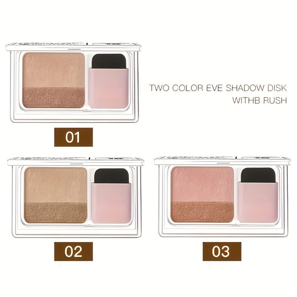Dual-Color Eyeshadow Palette Set 3-Pack Matte Satin & Shimmer — 5-8 Shades Each Waterproof Long-Lasting Blendable Eye Makeup with Applicator Brush for Women Beginners & Gifting - product image 4