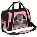 Airline Approved Collapsible Pet Travel Bag for Cats & Dogs, Spacious Ventilated Design, Anti-Escape Secure Zipper, Car-Friendly Breathable Cage, 6 Colors - product image 2