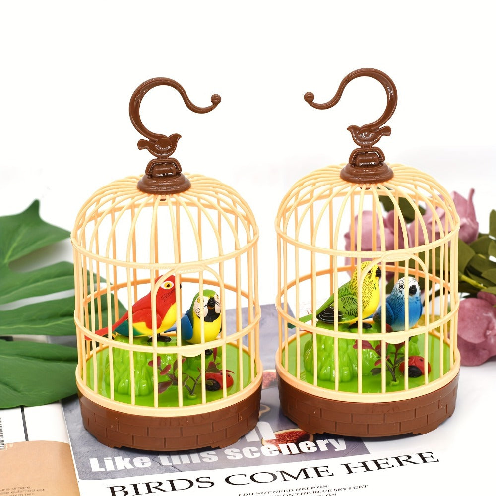 Chirping & Wing-Fluttering Parrot, Interactive Sound-Responsive Animal Toy, Battery Powered, Birthday Christmas Gift for Kids Boys Girls – Mini Voice-Activated - product image 9