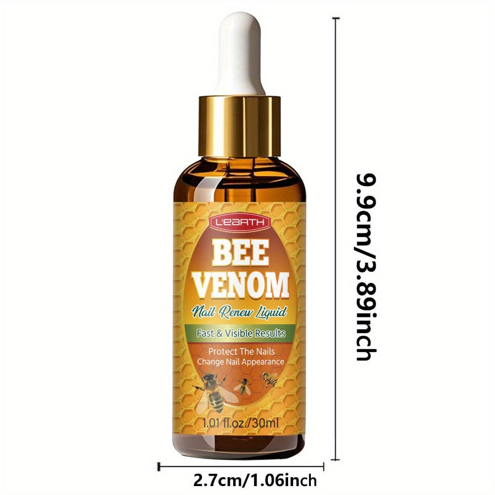 Toenail Repair Solution with Bee Venom Extra Strength Formula for Damaged Discolored Brittle Nails Nail Restoration Serum Visible Results in 7 Days 1.01 fl oz 30ml - product image 5