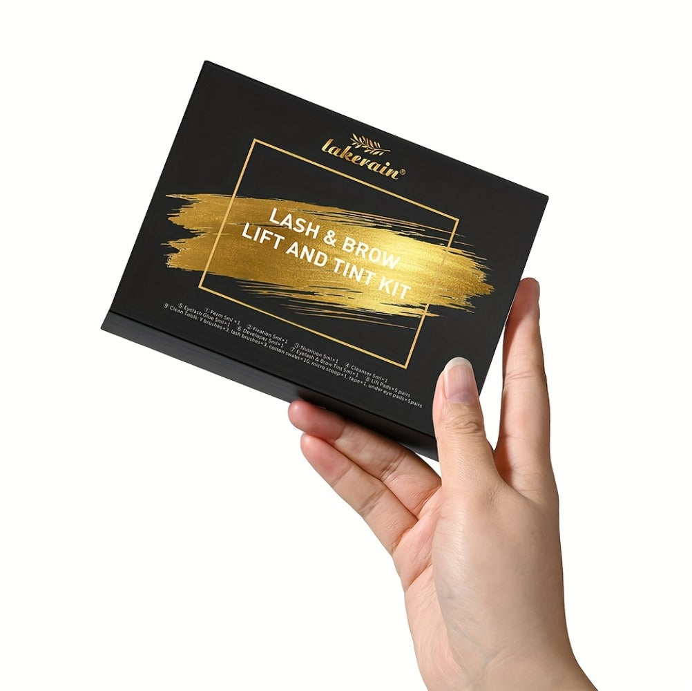 Lash Lift Kit & Brow Lamination Tint Set — 2-in-1 Eyelash Perm & Eyebrow Lamination with Black Brown Tint Dye, 4-6 Week Long-Lasting Results, DIY Home or Salon Use, Complete Beauty - product image 23