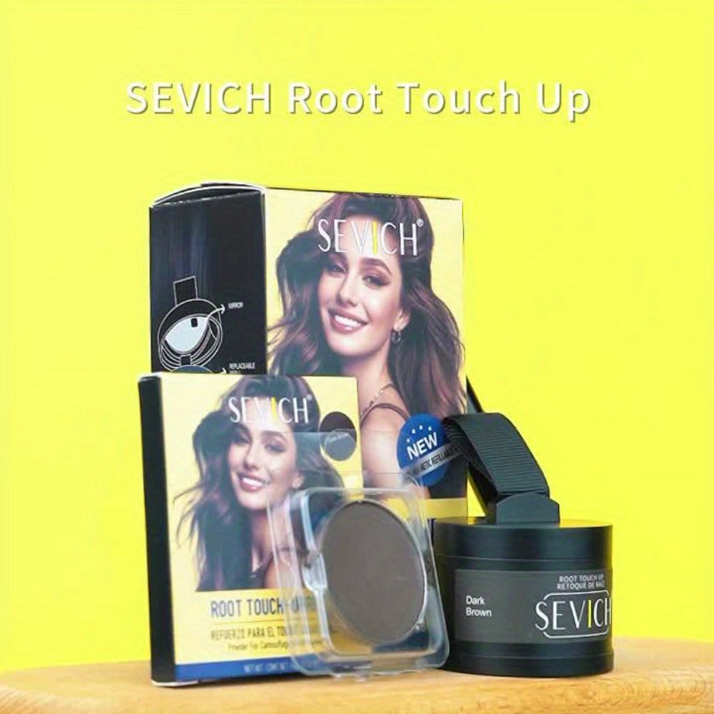 Hairline Powder Root Touch-Up Kit with Refill & Brush – Waterproof Instant Grey Hair Concealer Fills Sparse Hairline Bald Spots Eyebrow Powder for Women Men 4g+4g - product image 19
