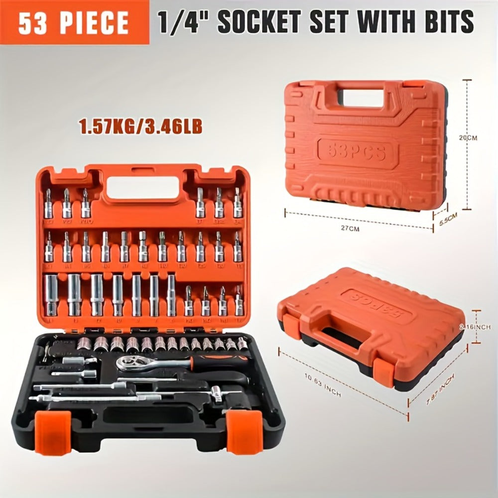 Premium Stainless Steel Repair Tool Kit 55/82/94/121PCS – Complete Automotive & Home Repair Set | Multi-Function Hand Tools | No Charging Required | Easy to Use | Perfect Gift for  - product image 13