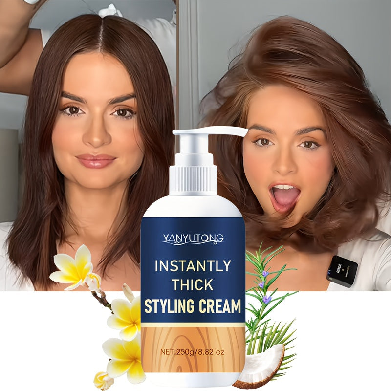 Hair Thickening Cream for Fine & Thinning Hair – Instant Volume Boost with Plant-Based Squalane & Rosemary Extract, Lightweight Non-Greasy Moisturizing Styling Cream, Unisex All Ha - product image 10