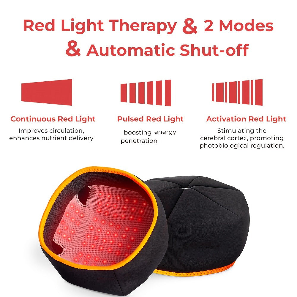Red Light Therapy Cap 101 LEDs Detachable LED Panel Infrared Light Hat for Brain Relaxation Insomnia Relief Head Pain Treatment Hair Growth Scalp Care - product image 12