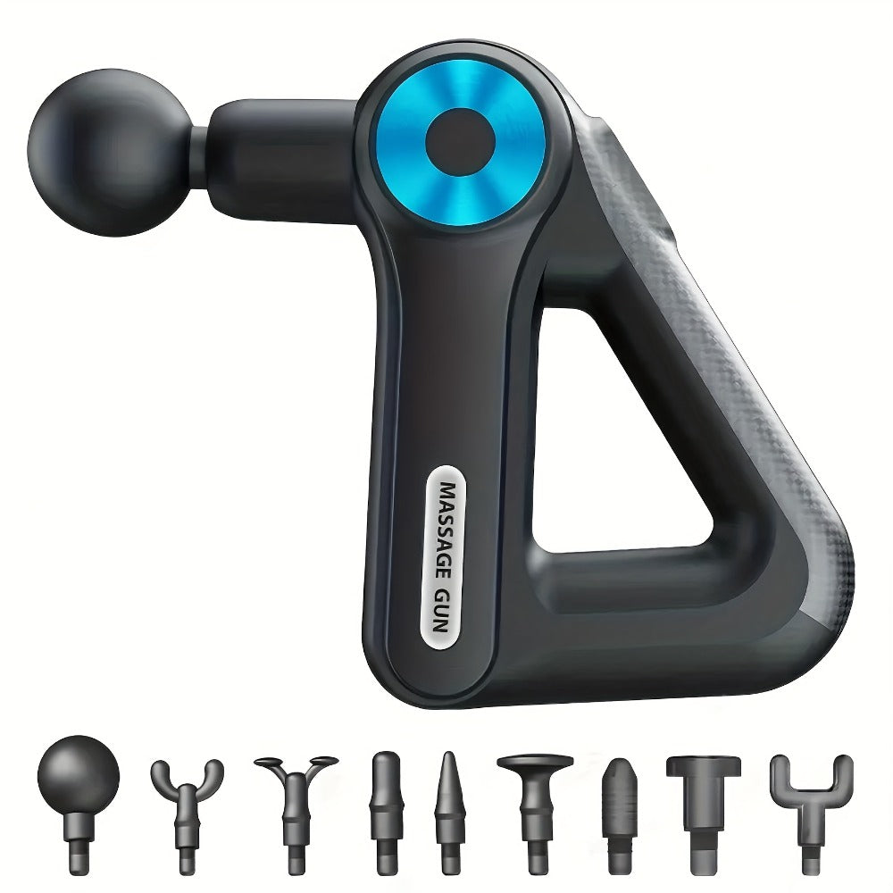Massage Gun Deep Tissue Percussion Massager Portable | 9 Attachments 9 Speed Settings Muscle Relief Fatigue Recovery Pain Alleviation | Compact Handheld Body Massager for Athletes  - product image 3