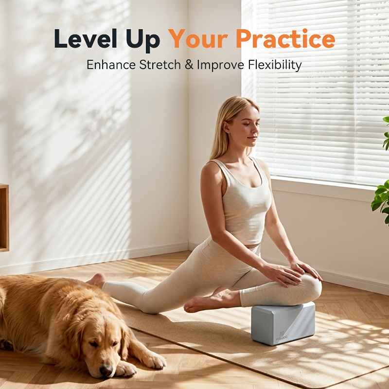 EVA High-Density Non-Slip Mats for Pilates, Stretching, Meditation & Home Fitness Workouts, Lightweight & Portable | Foam Yoga Mat Set 2-Pack - product image 12