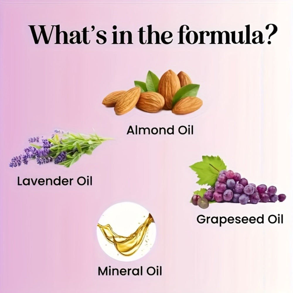 Body Massage Oil with Lavender, Nut Oil & Grapefruit - Deeply Moisturizing Aromatherapy Oil for Dry Skin, Relaxation & Nourishment, Lightweight Non-Greasy Formula for Women & Men - product image 7