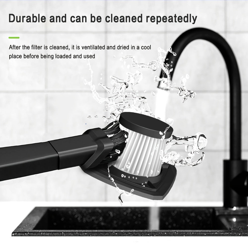 Handheld Cordless Vacuum Cleaner with Powerful Suction – Portable USB Rechargeable Mini Vacuum with Multiple Accessories for Car, Home, Office & Tight Spaces - product image 22