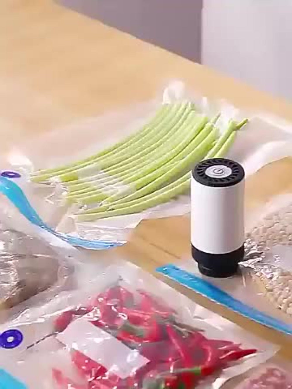 Cordless Vacuum Pump with Multiple Accessories – Portable Food Vacuum Sealer & Dehumidifier for Food Preservation, Crisper Containers, Travel Space Saving & Outdoor Storage - product image 11