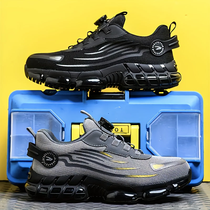 Steel Toe Work Shoes Man Slip Resistant Abrasion Resistant Construction Working Boots Comfortable Breathable Sneaker - product image 13
