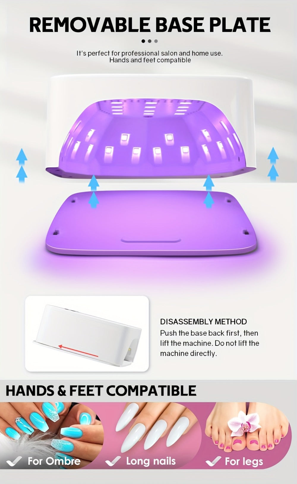 Cordless LED Nail Lamp SUN S10 MAX Rechargeable — 30 LED Lights Auto Sensor 3-Timer LCD Display Professional Gel Nail Dryer for UV Gel Acrylic Base Top Coat, Wireless Nail Light fo - product image 15