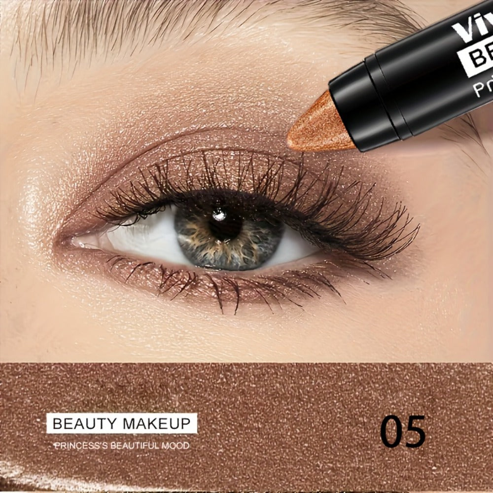 Eyeshadow Sticks 7-Piece Set Pop Color Matte — Easy Apply Smoky Eye Makeup Pencils with Eyebrow Pencil, Long-Lasting Vibrant Pigmented Eye Kit for Party Festival Daily Makeup Women - product image 8