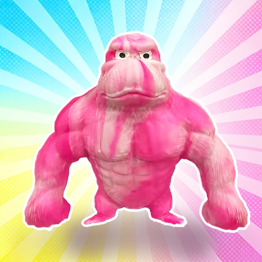 Stretchy Gorilla Fidget Toy Squishy Squeeze Monkey | PVA Sponge Sensory Stress Relief Toy for Kids & Adults, 5 Colors, Easter Basket Stuffer, Christmas - product image 11