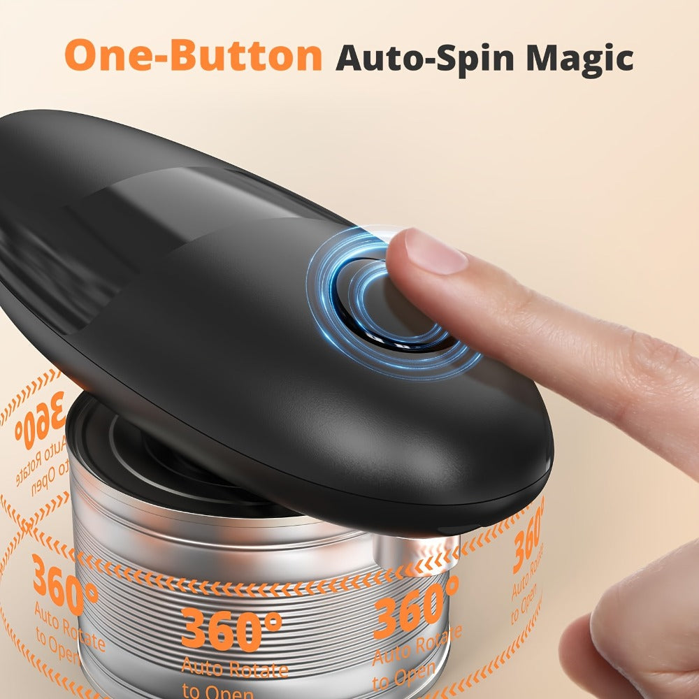 Electric Can Opener One-Touch Automatic – Safe Smooth Edge, Hands-Free Magnetic Lid Lift, Easy Open for Seniors & Arthritis, Universal Fit, Perfect Holiday Gift - product image 3