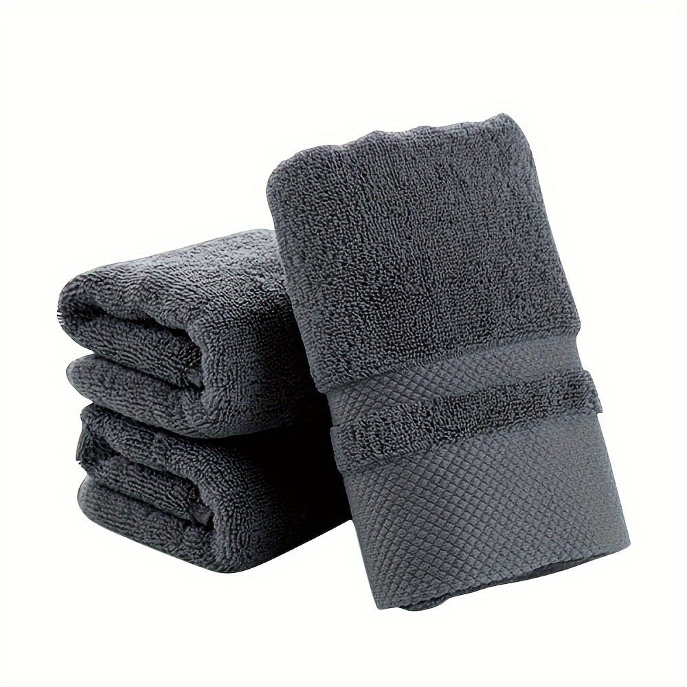 100% Cotton Bath Towel 500GSM Ultra Absorbent Soft Quick Dry Thick Hand Towel for Bathroom Gym Machine Washable Khaki Purple Blue Gray Green White 6-Pack Colorful - product image 4