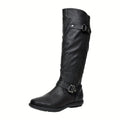 Women's Faux Fur-Lined Knee High Winter Boots Fall Tall Boots - product image 3