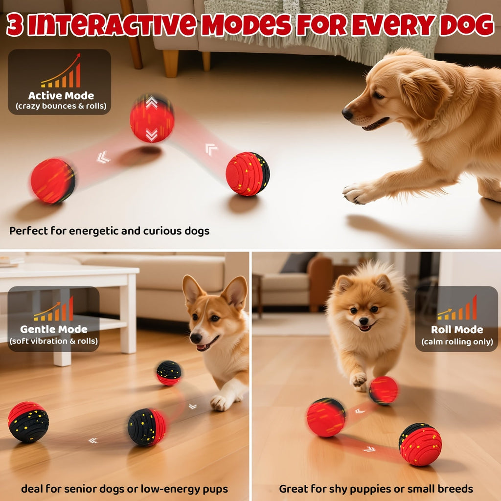 Remote-Controlled Interactive Dog Toy Ball – Indoor & Outdoor Use – Self-Rolling Bouncing Ball for Small, Medium & Large Dogs - product image 10