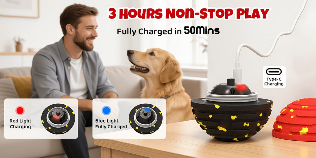 Remote-Controlled Interactive Dog Toy Ball – Indoor & Outdoor Use – Self-Rolling Bouncing Ball for Small, Medium & Large Dogs - product image 13