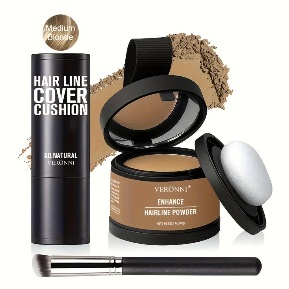 Hair Root Concealer Powder with Brush - Instantly Covers Gray Roots & Thinning Hairline, Plant-Based Keratin Formula, Natural-Looking Coverage for All Hair Types, Women & Men, 6 Sh - product image 11