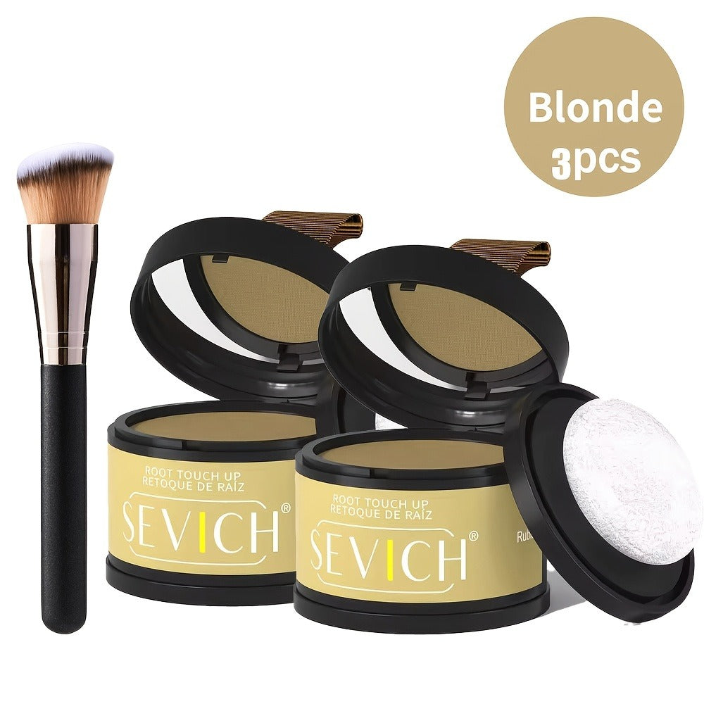 Root Touch Up Hair Powder for Thinning Hair & Gray Roots — Instant Hairline Concealer Shadow Topper, Long-Lasting Resistant Formula, 13 Shades, 2/3pcs Kit for All Hair Types Women  - product image 23