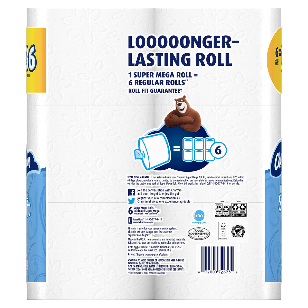 Ultra Soft Mega Roll Toilet Paper - product image 3