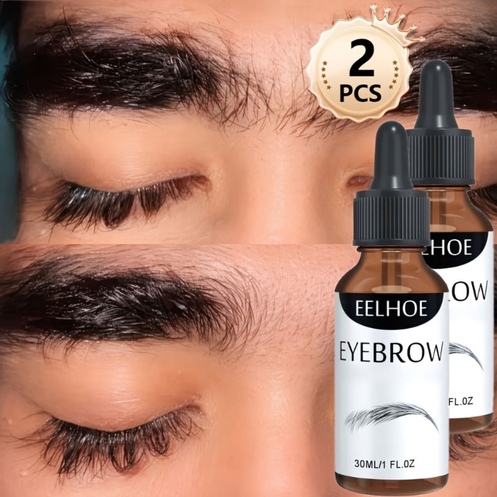 Lash & Brow Growth Serum 2-Pack – Thickening Lengthening Curling Eyelash Serum for Fuller Upper Lower Lashes | Eyebrow Serum for Sparse Brows & Hairline | Unscented All Skin Types  - product image