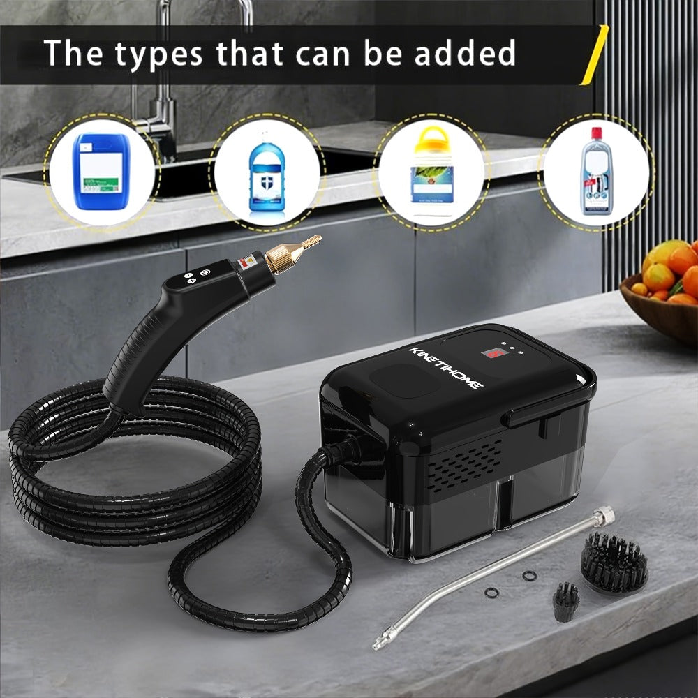 Steam Cleaner Handheld High Pressure Portable | Chemical-Free Deep Clean for Kitchen Grease Range Hood Sofa Tile Grout Car AC Washing Machine | Multi-Surface Steam Cleaning Machine - product image 4