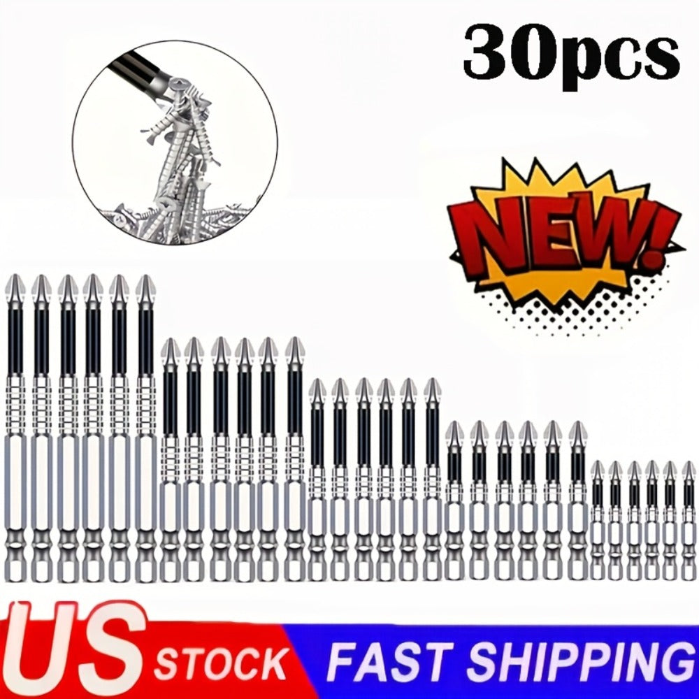 Magnetic Screwdriver Drill Bit Set Anti-Slip - K5 High Magnetic Power Bits in 50mm 65mm 70mm 75mm 90mm 150mm, Electric Screwdriver Bit Kit for Power Drills, DIY Home Repair & Profe - product image 11