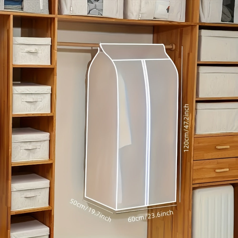 Garment Bag Clothes Dust Cover - Translucent PEVA Waterproof Hanging Storage Bag for Coat Dress Suit, Thickened Washable, Multiple Sizes - product image 5