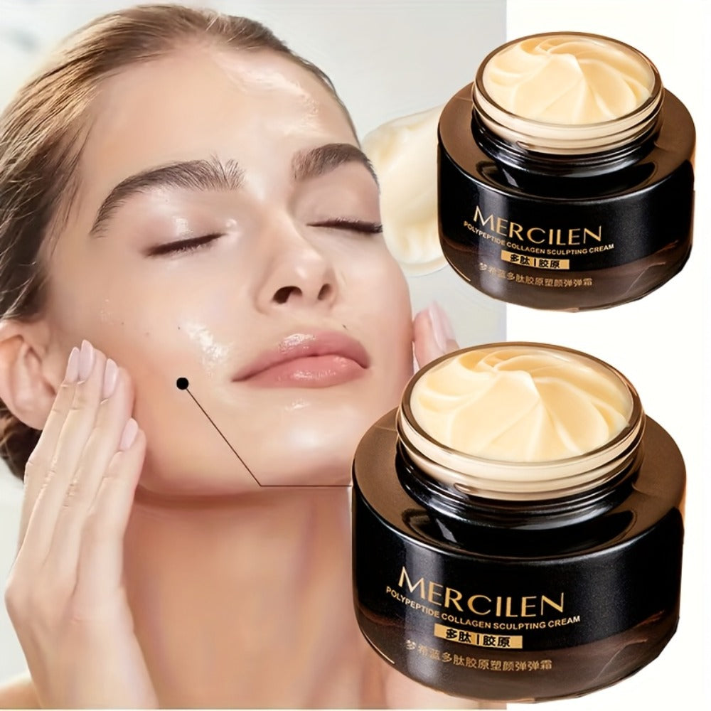 Hyaluronic Acid Collagen Face Cream with Squalane & Glycerin — Alcohol-Free Hydrating Firming Moisturizer for Normal to Sensitive Skin Unisex Daily Skincare - product image 11