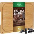 Cutting Board with Juice Groove – Non-Slip Chopping Board & Cheese Platter for Meat, Cheese, Bread, Vegetables & Fruits, XL & Bamboo Options, Kitchen Gadget Gift for Home, Dorm & H - product image 9
