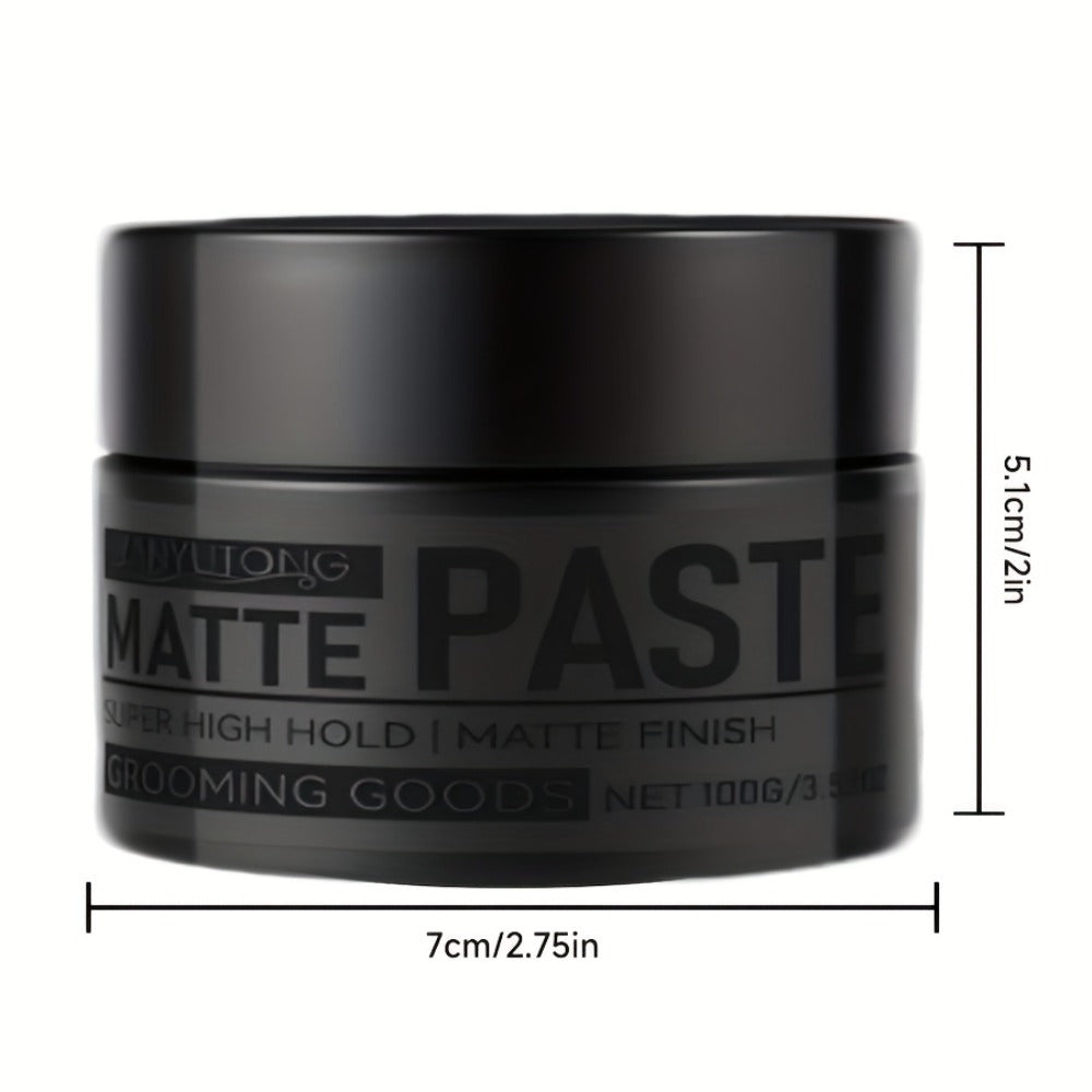 Matte Hair Paste for Men 100g | Non-Greasy Medium Hold Styling Cream with Plant Squalane & Argan Oil | Natural Finish No Residue | Salon Quality Hair Wax Alternative for All Hair T - product image 4