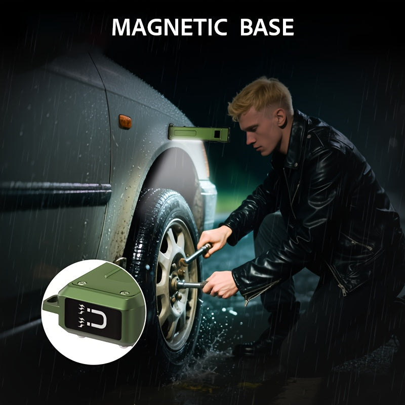 Magnetic LED Flashlight 9 Modes UV Side Light Digital Display 1500mAh Rechargeable Aluminum Torch for Home Emergency Camping - product image 3