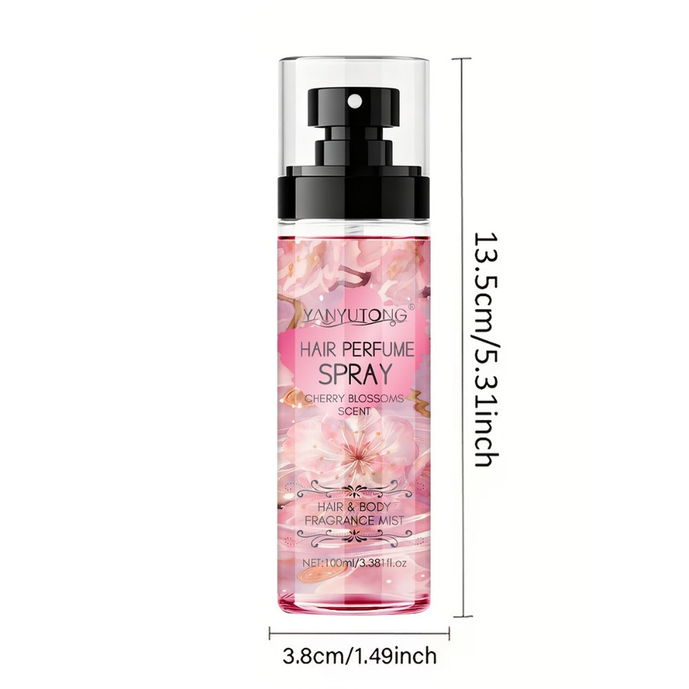 Hair Perfume Mist Cherry Blossom Scent 100ml - 24-Hour Long Lasting Fragrance Lightweight Non-Greasy No-Wash Aromatic Hair Spray for Daily Use Date Night Travel Gift for Her - product image 4