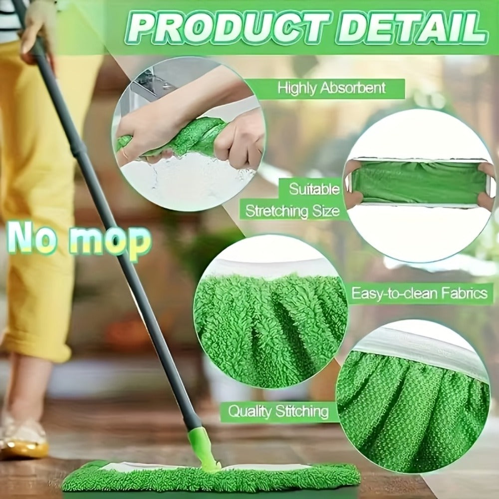 Microfiber Mop Pads 15-Pack Compatible with Swiffer Sweeper Reusable Washable Wet Dry Mopping Cloths Refill Pads for Hardwood Vinyl Tile Floors - product image 8