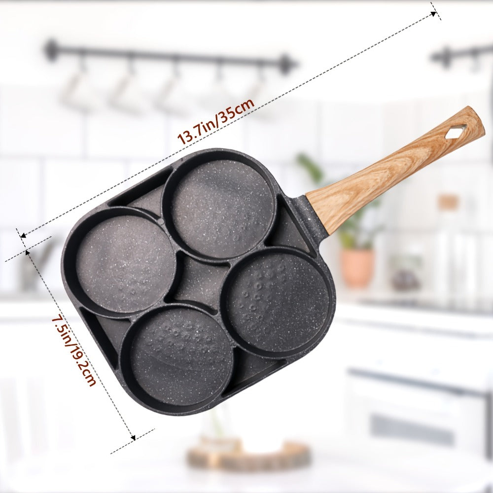 Reversible Non-Stick Pancake Skillet – Foldable Stainless Steel Flip Pan for Fluffy Pancakes, Omelettes & Frittatas | Dual-Sided Coating Dishwasher Safe Breakfast Cookware Pan - product image 7