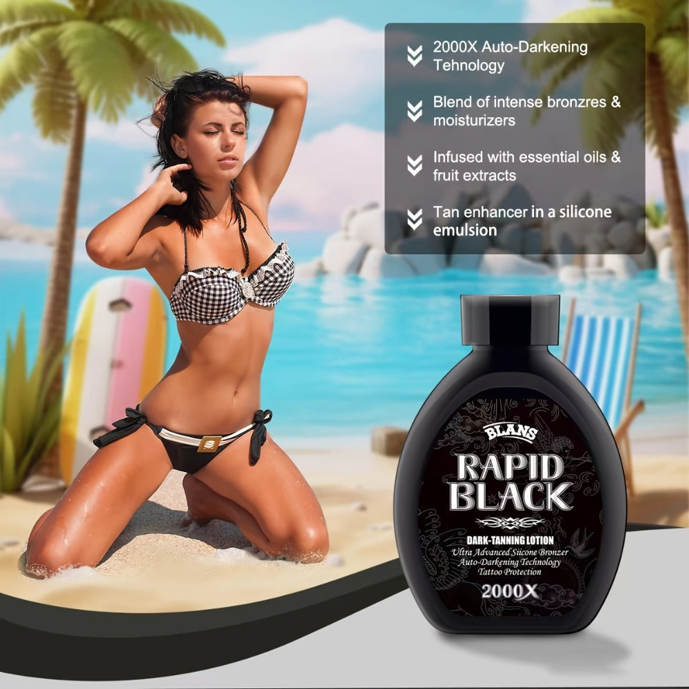 Sunless Self Tanner Lotion 200ml Fast Bronzing Streak-Free — Natural Sun-Kissed Bronze Glow for Body Legs Arms Face, Self Tanning Cream for Women Men All Skin Types Year-Round Indo - product image 4