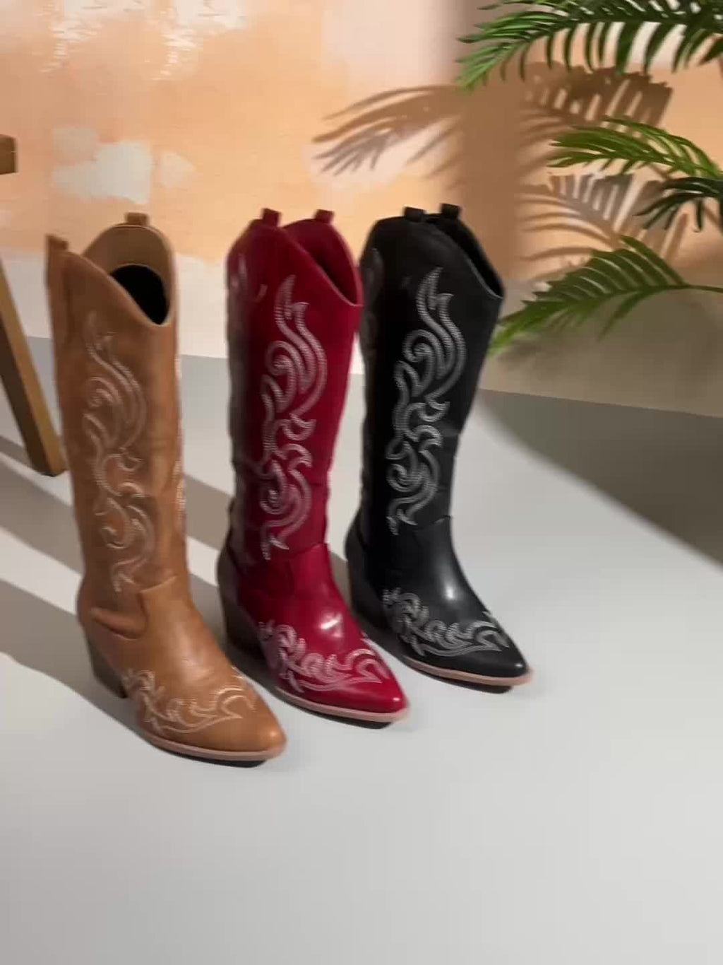 Women's Retro Embroidered Horse Riding Western Women's Boots Vacation Style Music Festival Travel Leisure Style Women's Shoes, Women Shoes - product image 13