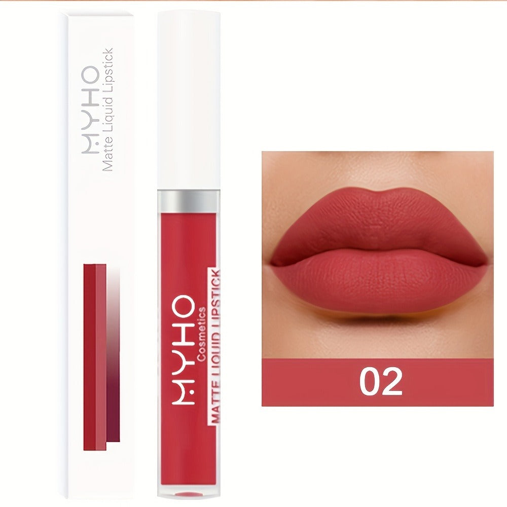 Velvet Matte Lip Gloss Set 9pcs — Waterproof High Pigment Non-Stick Lip Glaze, Long-Lasting Creamy Formula for All Skin Tones, 18 Shades, Perfect Makeup Gift for Women - product image 4