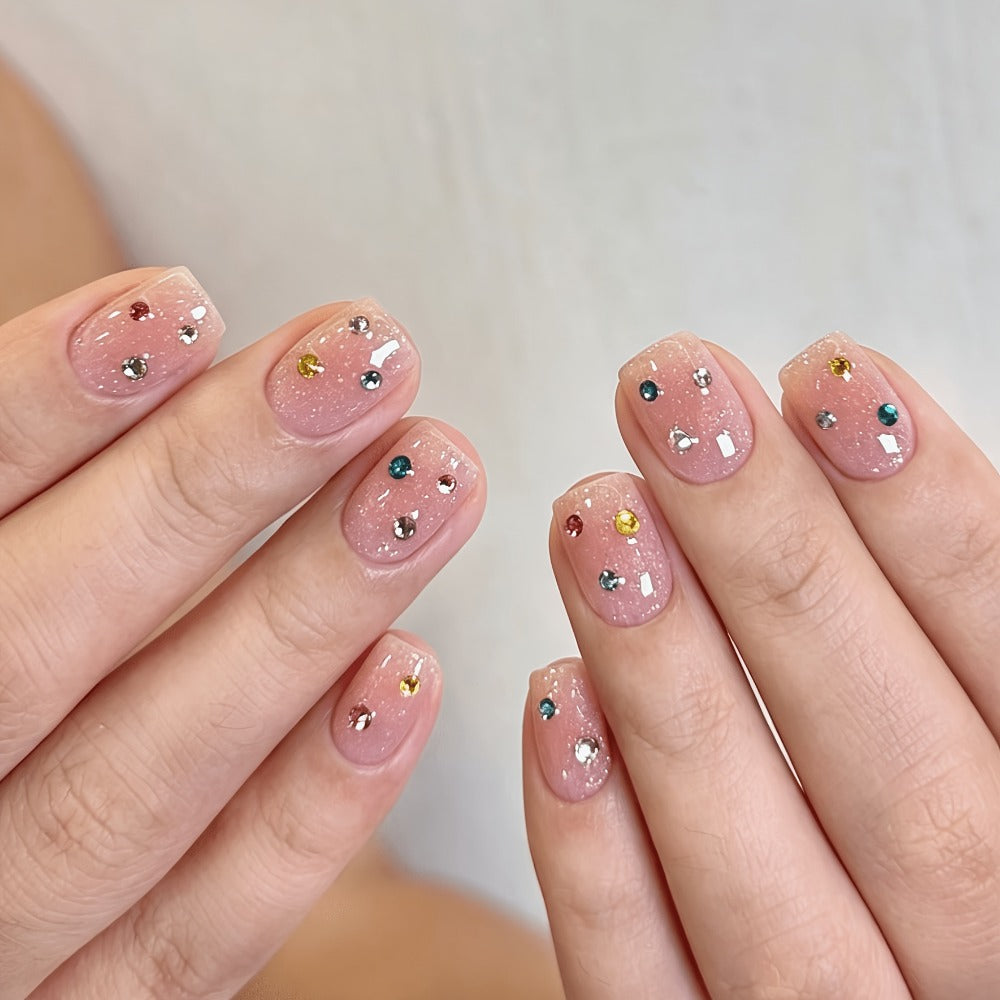 Acrylic Nail Kit 23-in-1 Complete Set with 12 Glitter Colors White & Pink Powder - DIY Nail Extension System No Glue No Liquid Needed for Beginners & Pros, Home Salon Manicure Kit  - product image 9