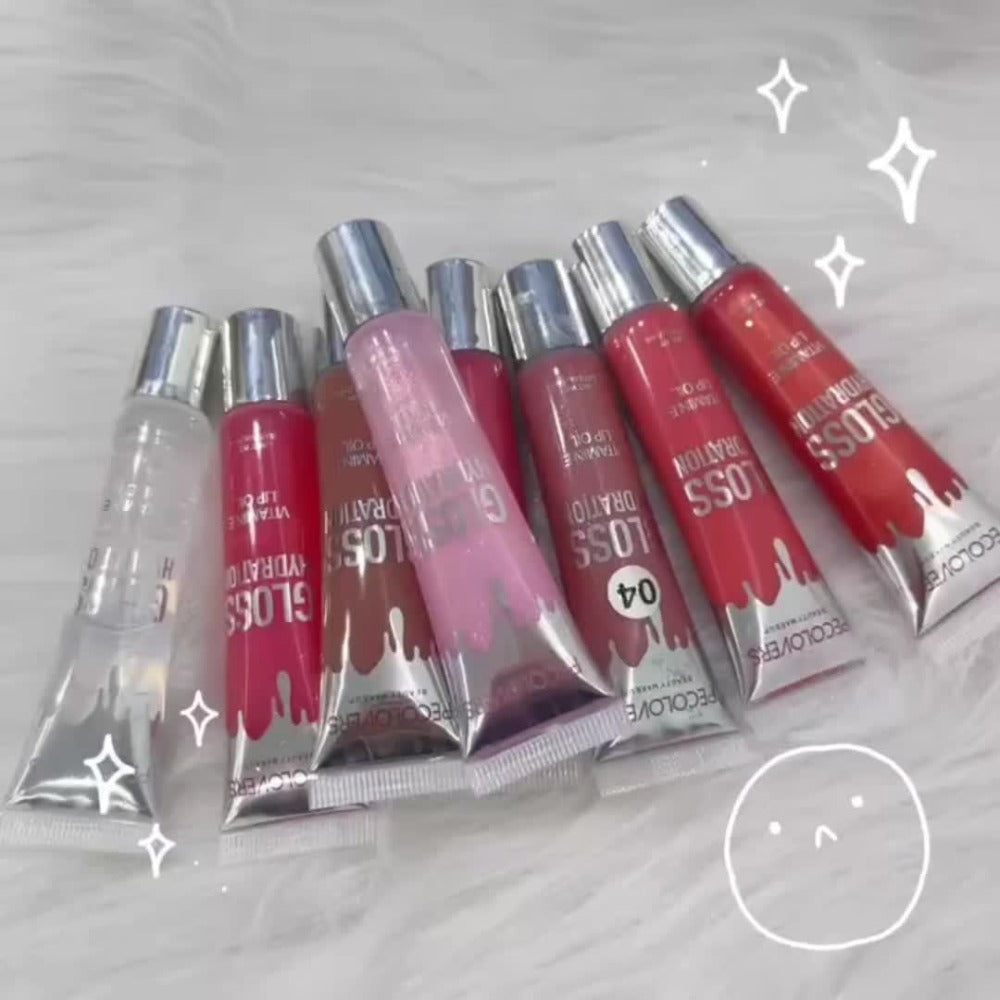 Pearlescent Glitter Lip Gloss Set 8 Pieces with Moisturizing Lip Oil Formula — High Shine Long-Lasting Non-Sticky Multi-Shade Collection for Women Everyday Wear & Glam Looks Gift - product image 8