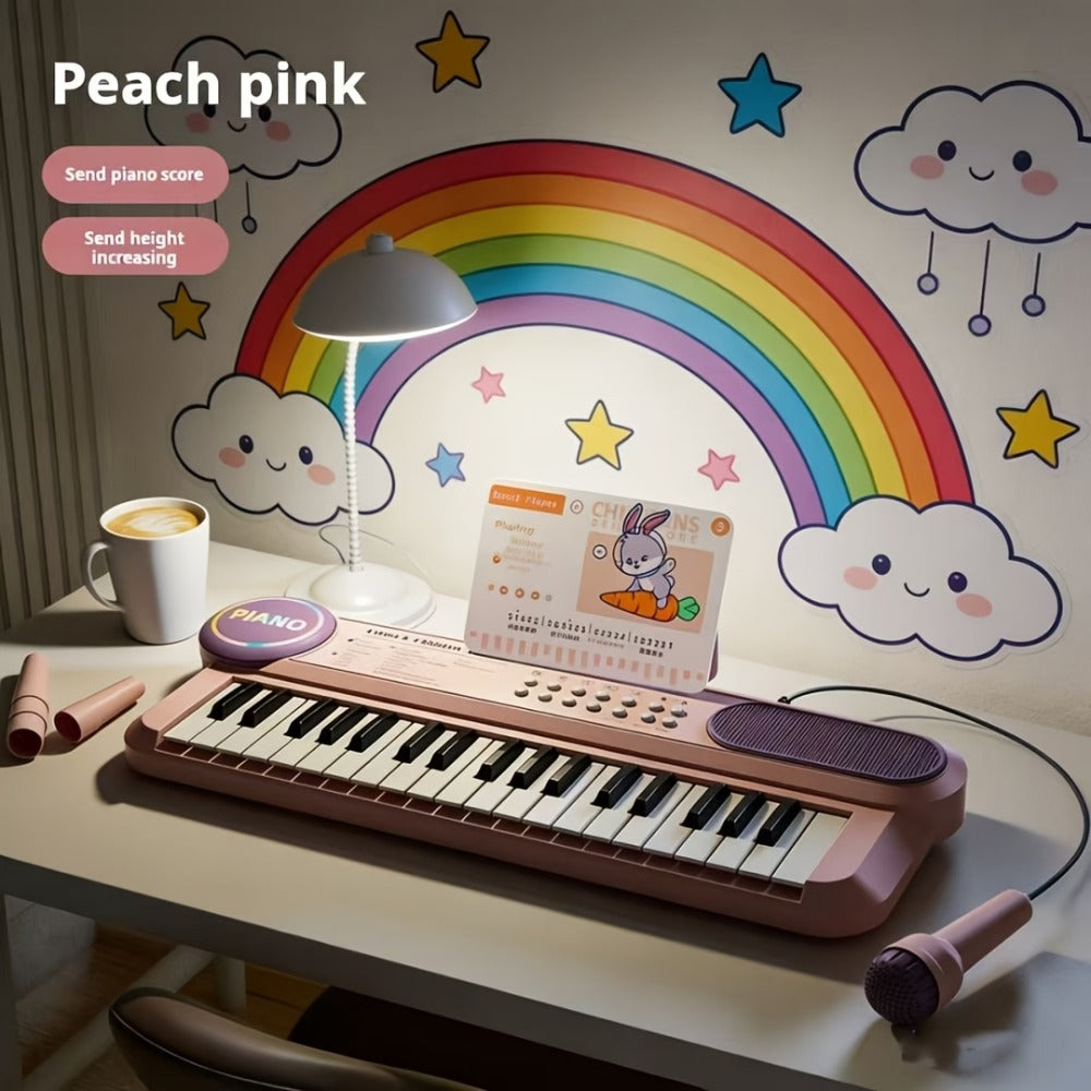 Kids Electronic Keyboard Piano 37 Keys with Microphone – Multi-Function Musical Instrument Toy for Children – Birthday Christmas Holiday Gift – Educational - product image 7