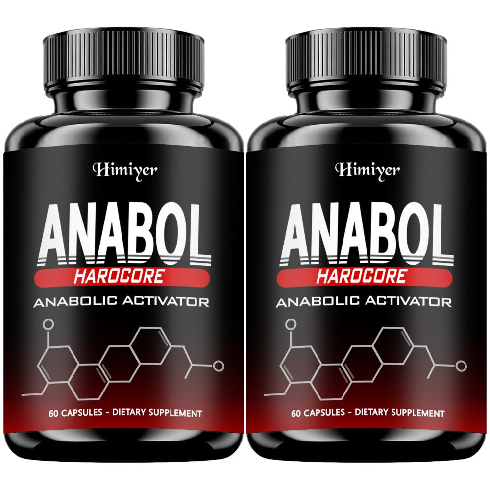 Anabol Hardcore Anabolic Activator for Men — Advanced Energy, Strength & Muscle Performance Formula with 6-Keto-Diosgenin & Hecogenin | Daily Wellness Support | 60 Capsules | 1-3 B - product image 5