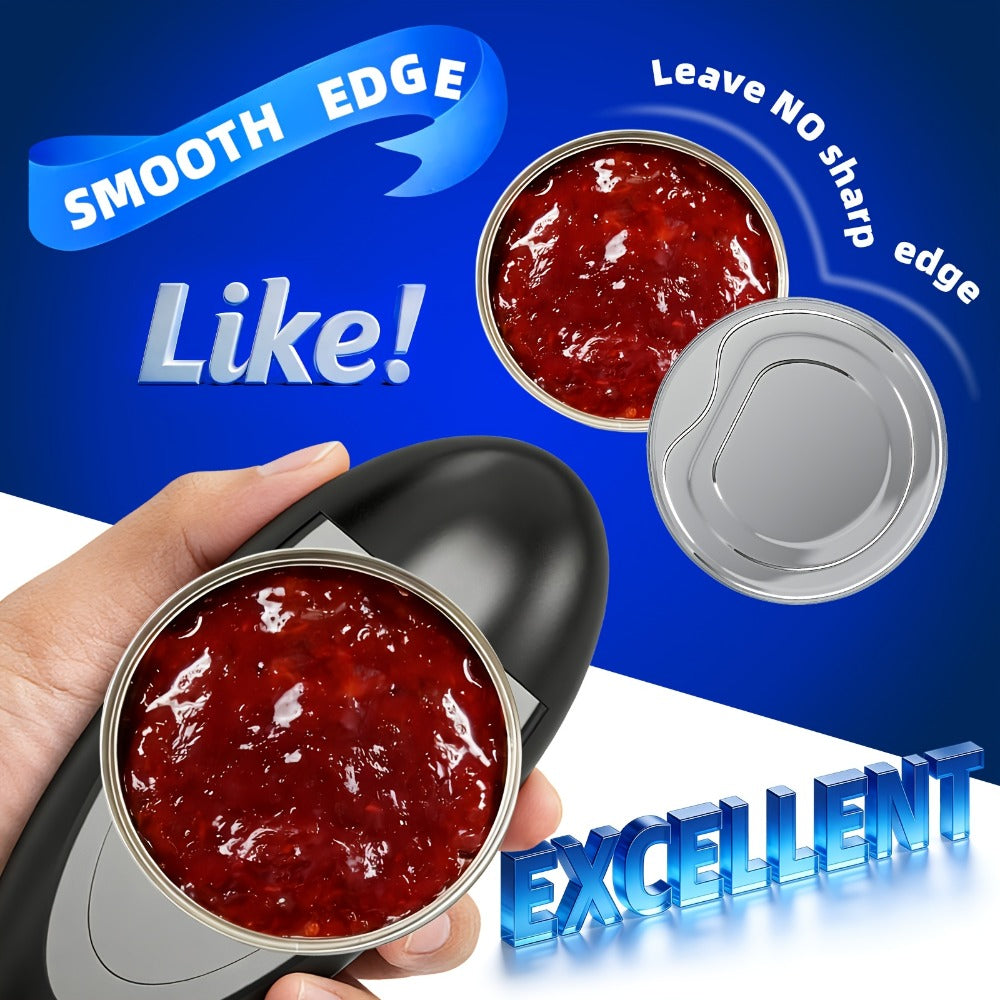 Electric Can Opener One-Touch Automatic – Smooth Edge Battery Operated Handheld Opener for All Can Sizes, Best Kitchen Gadget for Seniors, Arthritis & Weak Hands, Great Gift Idea - product image 7
